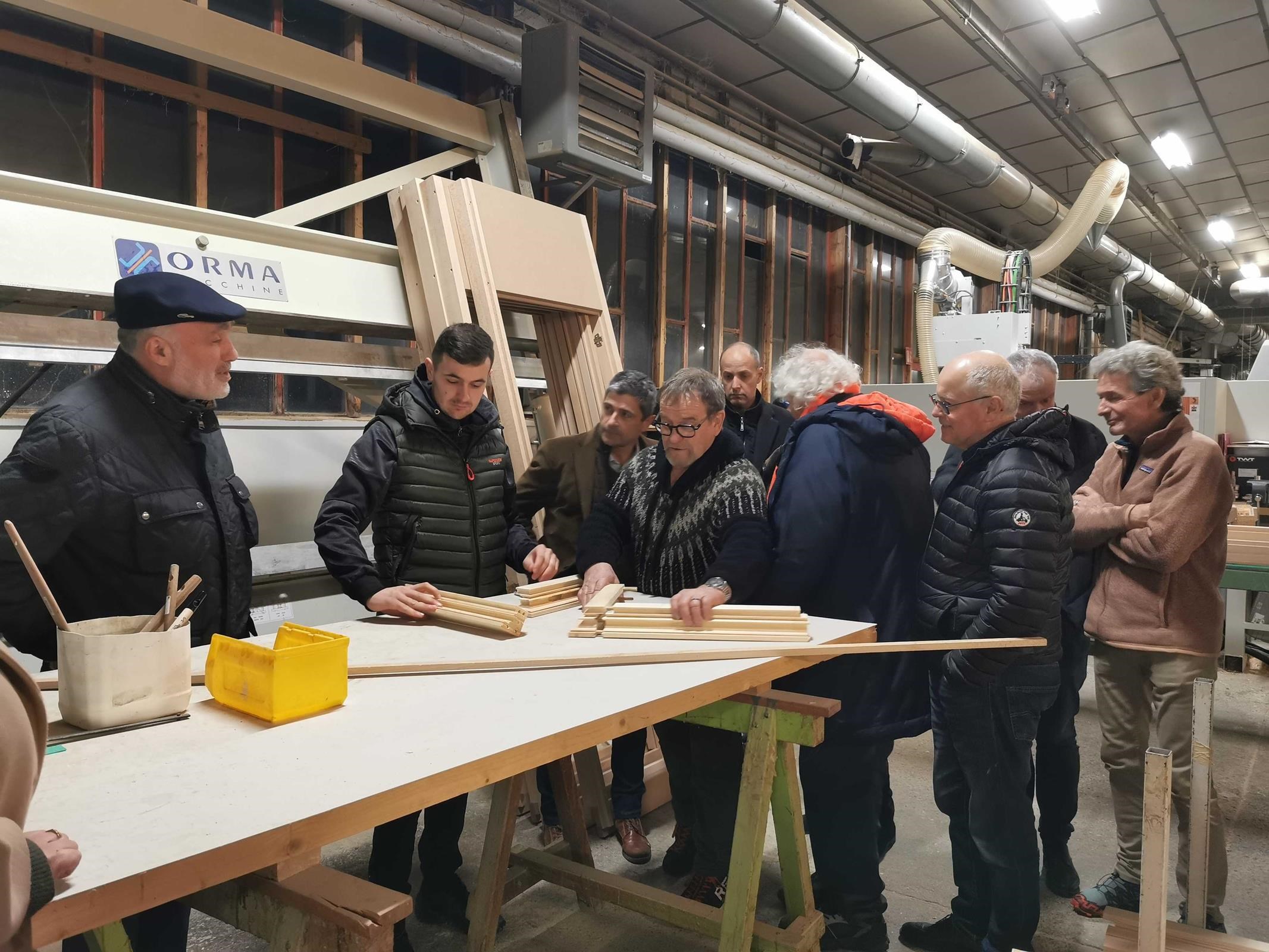 Présentation de la filière bois locale au COBATY Savoie